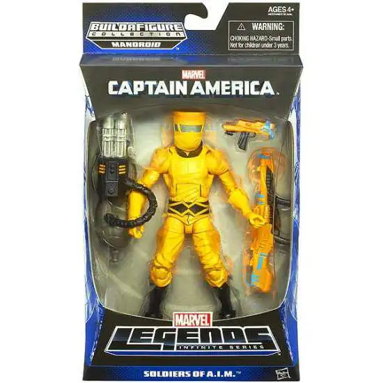 Captain America Marvel Legends Mandroid Series 1 AIM Soldier Action Figure [Yellow Suit - Soldiers of A.I.M.]