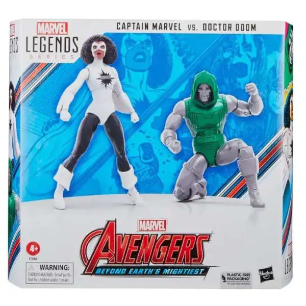 Avengers Beyond Earth's Mightiest Marvel Legends Captain Marvel vs. Doctor Doom Action Figure 2-Pack