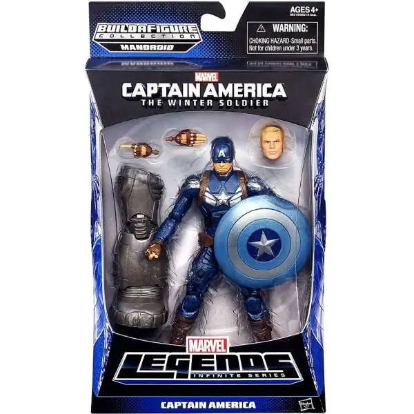 Captain America 2 The Winter Soldier Marvel Legends Mandroid Series 2 Captain America Action Figure