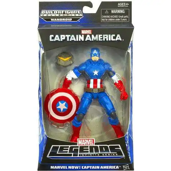 Marvel Legends Mandroid Series 1 Marvel Now! Captain America Action Figure