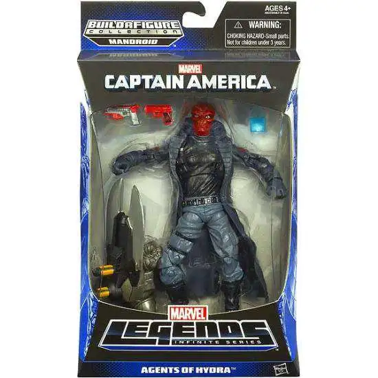 Captain America Marvel Legends Mandroid Series 1 Red Skull Action Figure [Agents of Hydra]
