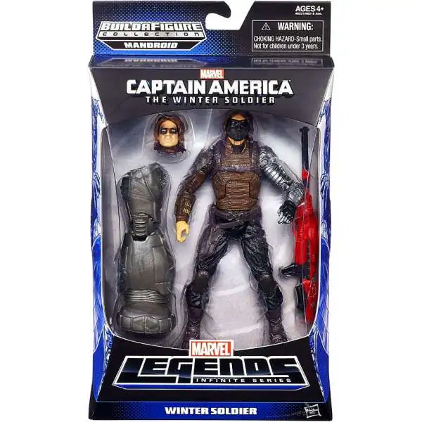 Captain America 2 The Winter Soldier Marvel Legends Mandroid Series 2 Winter Soldier Action Figure