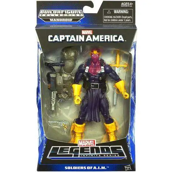 Captain America Marvel Legends Mandroid Series 1 Baron Zemo Action Figure [Soldiers of A.I.M.]