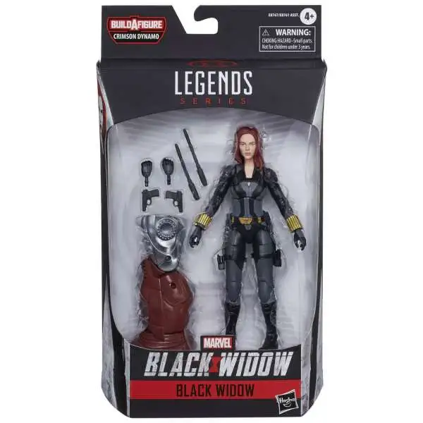 Marvel Legends Crimson Dynamo Series Black Widow Action Figure
