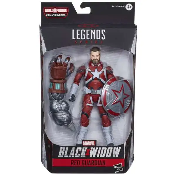 Black Widow Marvel Legends Crimson Dynamo Series Red Guardian Action Figure