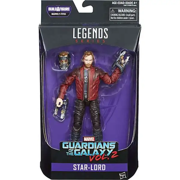 Guardians of the Galaxy Vol. 2 Marvel Legends Titus Series Star-Lord Action Figure [Damaged Package]