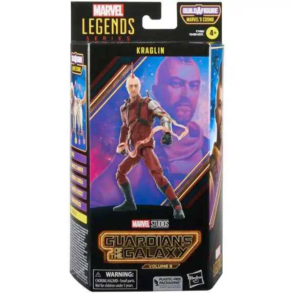 Guardians of the Galaxy Vol. 3 Marvel Legends Cosmo Series Kraglin Action Figure