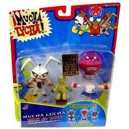Mucha Lucha Mix-a-Lot Megawatt the Masher & The Flea Exclusive Action Figure 2-Pack