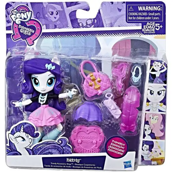 My Little Pony Equestria Girls Rarity Trendy Accessory 4.5-Inch Figure [Damaged Package]