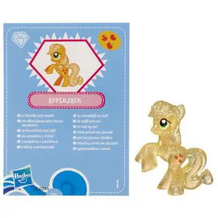 My Little Pony Series 3 Glitter Applejack 2-Inch PVC Figure