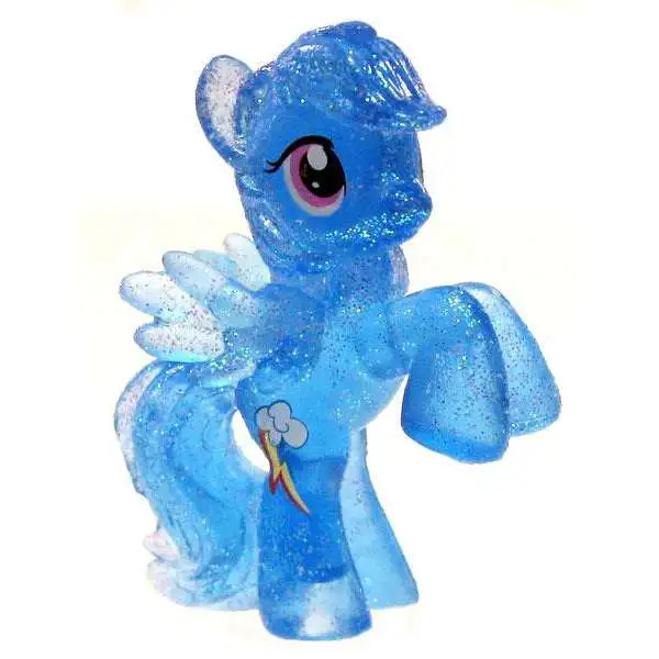 My Little Pony Friendship is Magic 2 Inch Rainbow Dash Exclusive PVC Figure [Crystal Glitter]