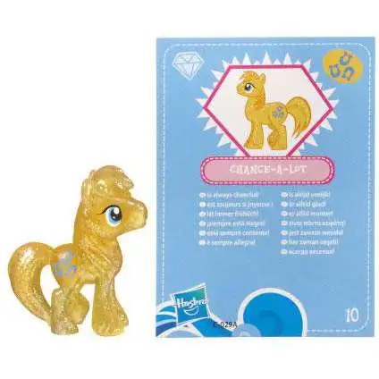 My Little Pony Series 3 Glitter Chance-a-Lot 2-Inch PVC Figure
