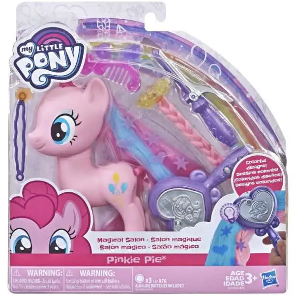 My Little Pony Magical Salon Pinkie Pie 6-Inch Hair Styling Fashion Pony