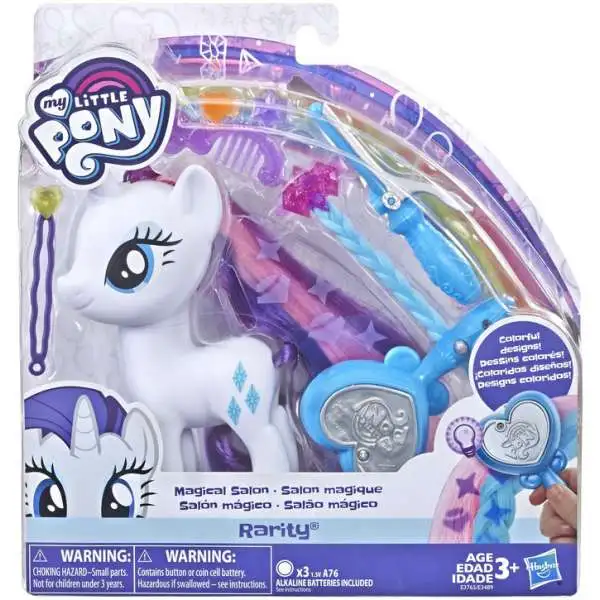 My Little Pony Magical Salon Rarity 6-Inch Hair Styling Fashion Pony