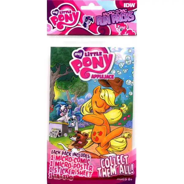 My Little Pony Fun Packs Applejack Micro Comic Book Fun Pack