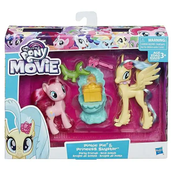 My Little Pony The Movie Pinkie Pie & Princess Skystar Party Friends Figure Set