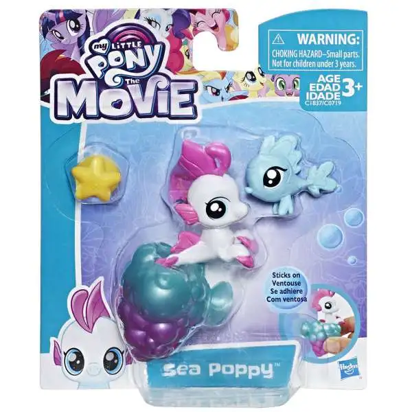 My Little Pony The Movie Sea Poppy Baby Seapony Mini Figure [Damaged Package]