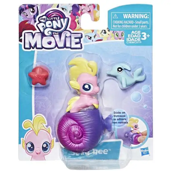 My Little Pony The Movie Jelly Bee Baby Seapony Mini Figure [Damaged Package]