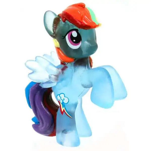 My Little Pony Rainbow Dash Potion Pony Figure -- 3-Inch Blue Pony Toy with  Brushable Hair, Comb, and Accessories - My Little Pony