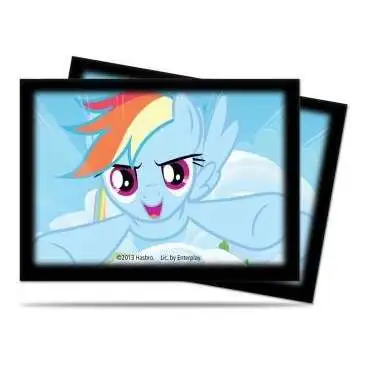 Ultra Pro My Little Pony Trading Card Game Rainbow Dash Deck Protector Small Card Sleeves [65 Count]