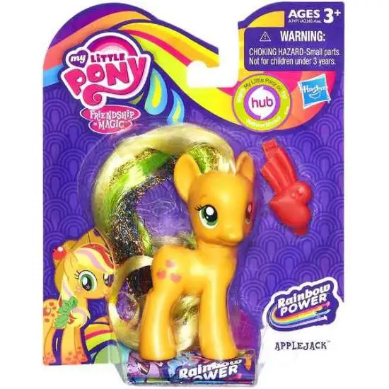 My Little Pony Friendship is Magic Rainbow Power Applejack Figure [Damaged Package]