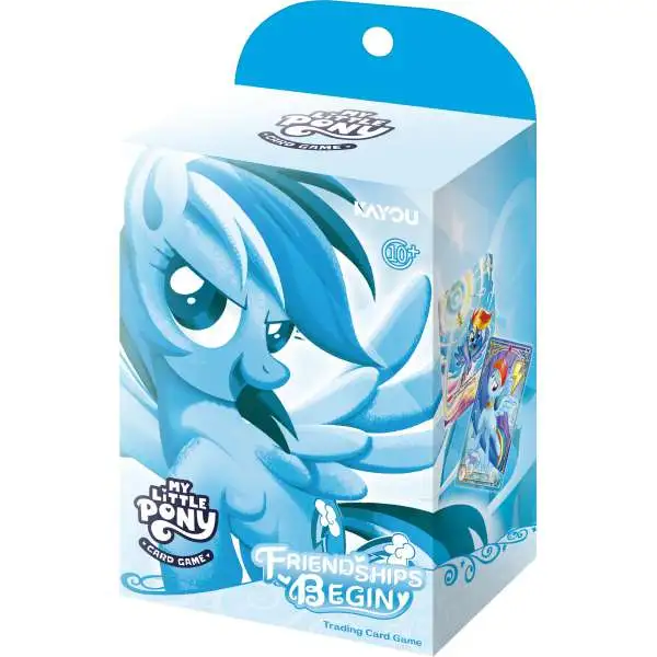 My Little Pony Trading Card Game Friendships Begins Rainbow Dash Starter Deck #001A-NA [70 Cards & 3 Packs!] (Pre-Order ships April)