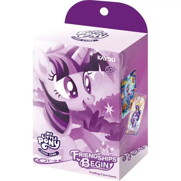 My Little Pony Trading Card Game Friendships Begins Twilight Sparkle Starter Deck #001A-NA [70 Cards & 3 Packs!] (Pre-Order ships April)