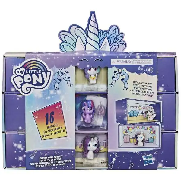 My Little Pony Unicorn Party Present 1.5-Inch Mini Figure 12-Pack