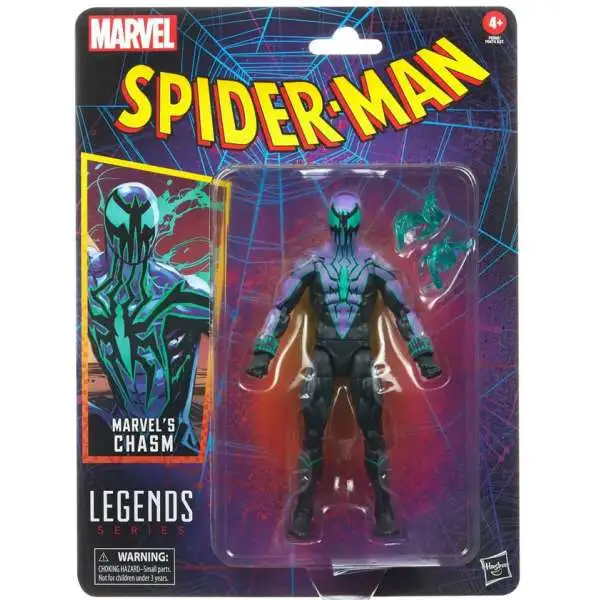 Spider-Man Across the SpiderVerse Marvel Legends Retro Series Chasm Action Figure