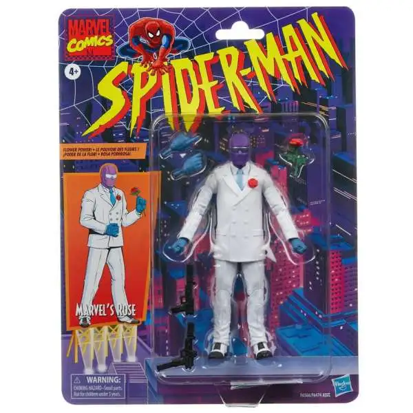 Across the SpiderVerse Part One Marvel Legends Retro Collection Rose Action Figure