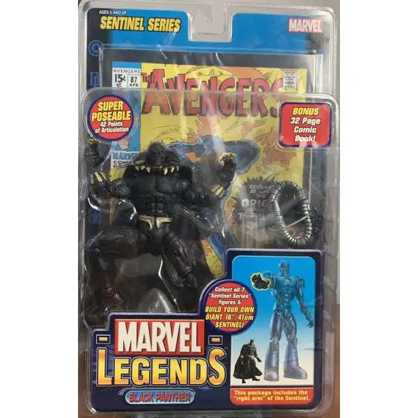 Marvel Legends Series 10 Sentinel Black Panther Action Figure