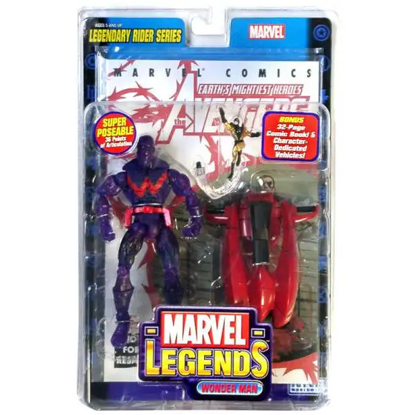 Marvel Legends Legendary Riders Series Wonder Man Action Figure [Ionic Variant]