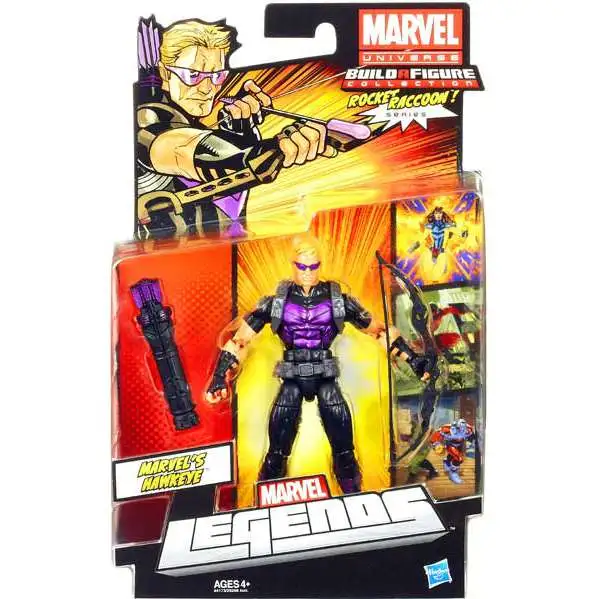 Marvel Legends 2013 Rocket Raccoon Series 2 Hawkeye Action Figure [Modern Costume]