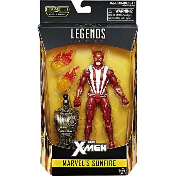 X-Men Marvel Legends Warlock Series Marvel's Sunfire Action Figure [Damaged Package]