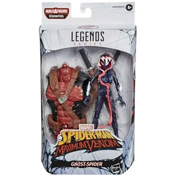 Spider-Man Maximum Venom Marvel Legends Venompool Series Ghost Spider Action Figure