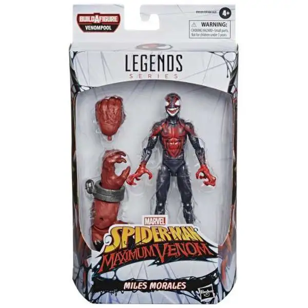 Spider-Man Maximum Venom Marvel Legends Venompool Series Miles Morales Action Figure