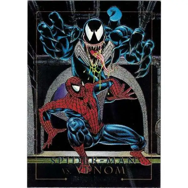 Marvel Masterpieces 1992 Battle Spectra Spider-Man Vs. Venom #4-D
