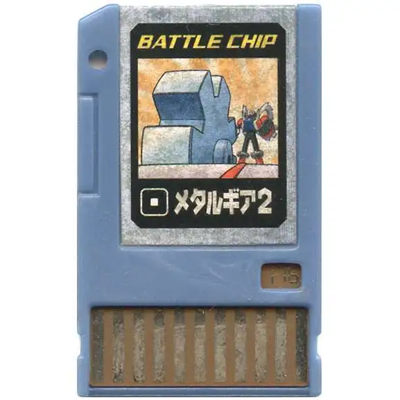 Capcom Mega Man Japanese PET Metal Gear Battle Chip #176
