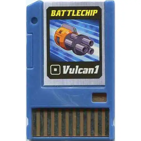 Capcom Mega Man Japanese PET Vulcan1 Battle Chip #015
