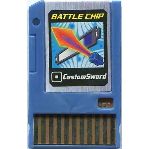 Capcom Mega Man Japanese PET CustomSword Battle Chip #054