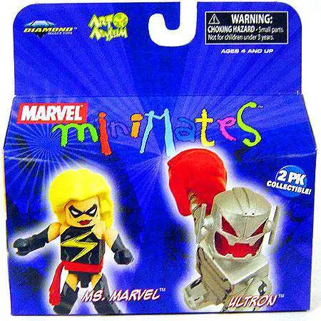 Minimates Series 19 Ultron & Ms. Marvel Minifigure 2-Pack