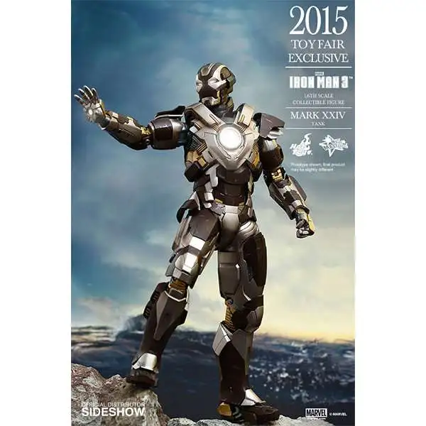 Marvel Iron Man 3 Movie Masterpiece Diecast Iron Man Mark XXIV Tank Collectible Figure