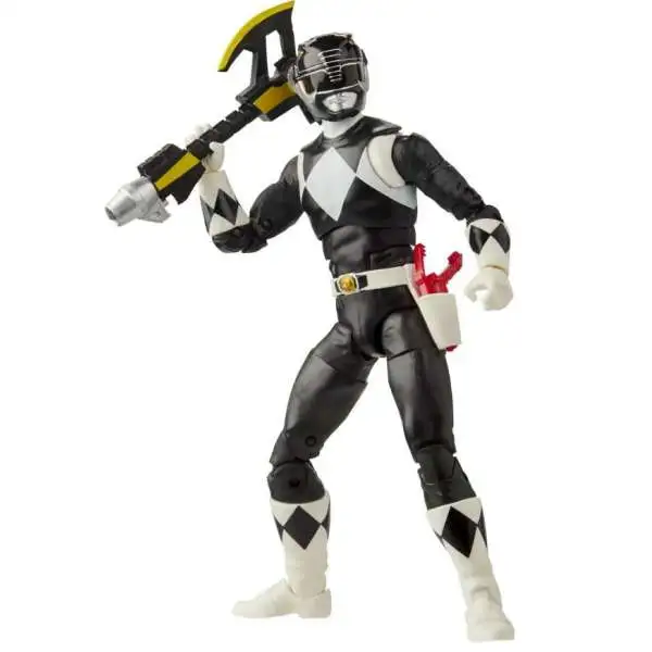 Power Rangers Mighty Morphin Lightning Collection Black Ranger Action Figure [Mighty Morphin]