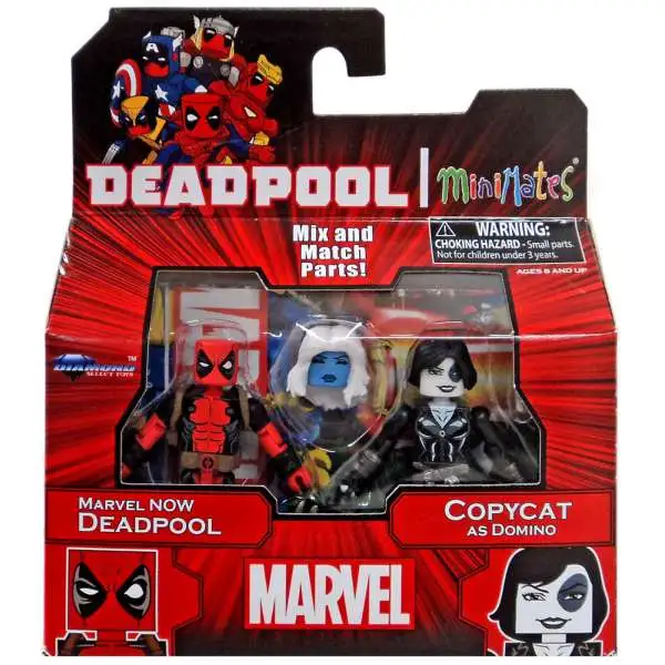 Minimates Series 65 Marvel Now Deadpool & Copycat as Domino Minifigure 2-Pack