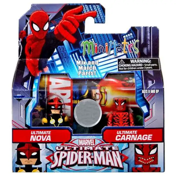 Ultimate Spider-Man Ultimate Spider-Man Ultimate Nick Fury Exclusive  Minifigure 2-Pack Diamond Select Toys - ToyWiz