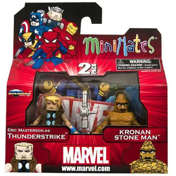 Marvel Minimates Series 42 Eric Masterson as Thunderstrike & Kronan Stone Man Minifigure 2-Pack
