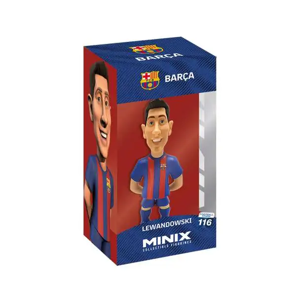 Soccer Barcelona Robert Lewandowski 4.75-Inch Vinyl Figure #12015