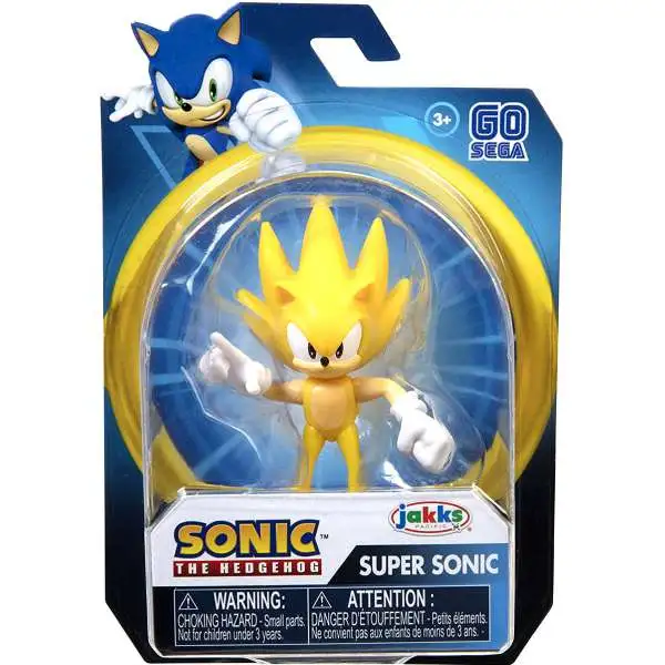 Sonic The Hedgehog 2020 Wave 2 Super Sonic 2.5-Inch Mini Figure [Modern]