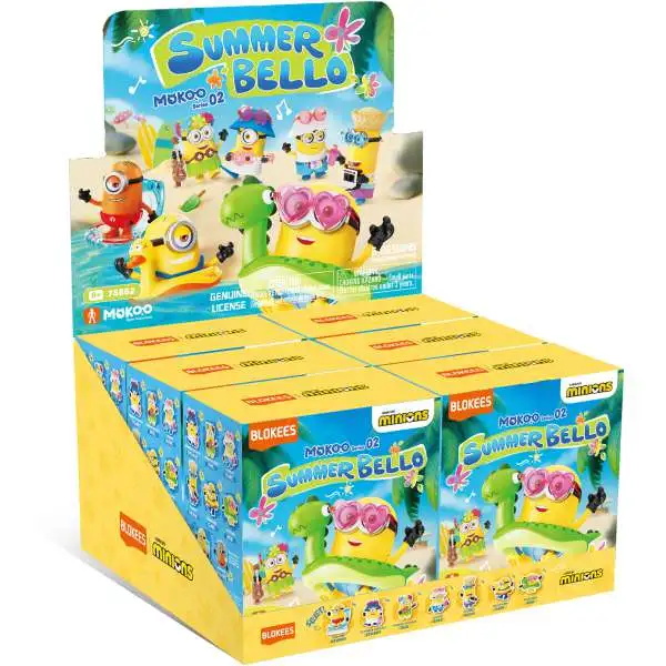 Minions Mokoo Series 2 Summer Bello Mystery Box [6 Packs]