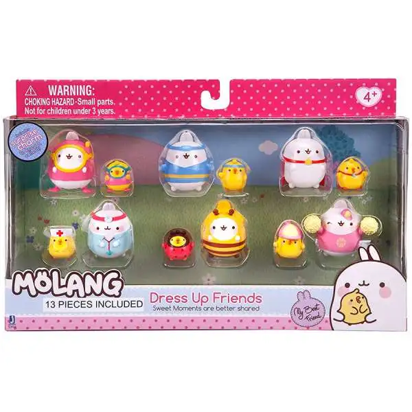 Disney Junior Molang Dress Up Friends Figure 12-Pack